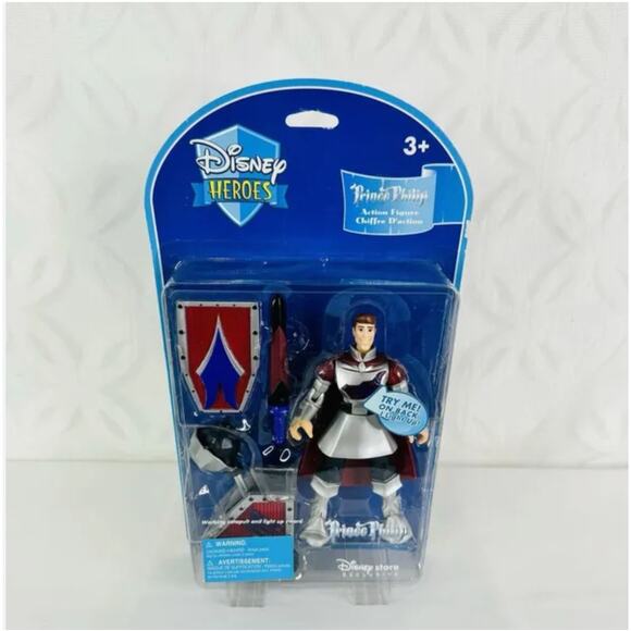 Disney Store Exclusive Heroes Prince Phillip Action Figure W/Accessories - Picture 6 of 6